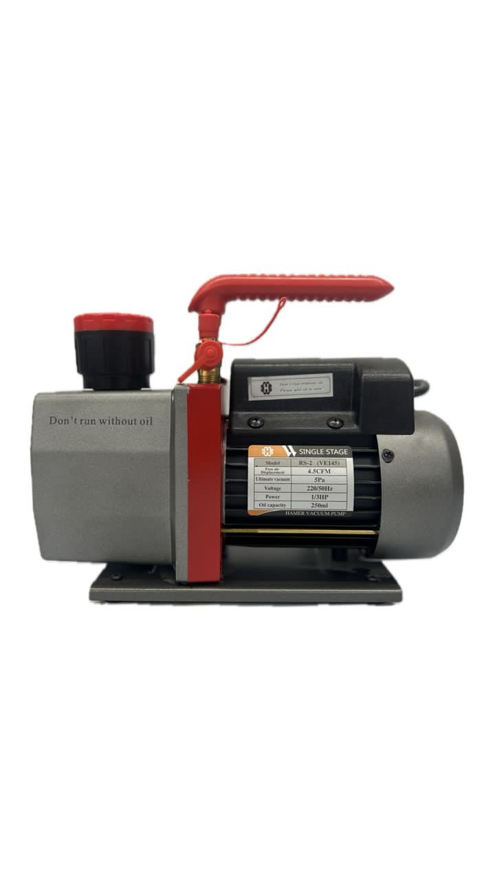 IMG-20251201-WA0023 پمپ وکیوم روغنی تک مرحله هامر مدلVE145 - تصویر 1